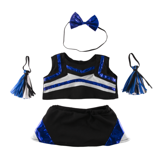 Image de Tenue De Cheerleader Noir Blanc Bleu