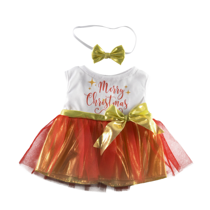 Image de Robe de Noël pour peluche
